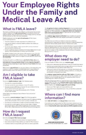 DOL Publishes a New (Eggplant-Colored) FMLA Poster | FMLA Insights